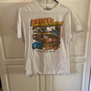 Fast and furious white tee